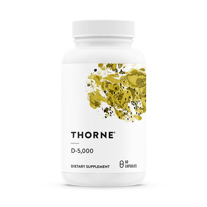 Thorne Vitamin D-5000 Vitamin D3 60 Capsules