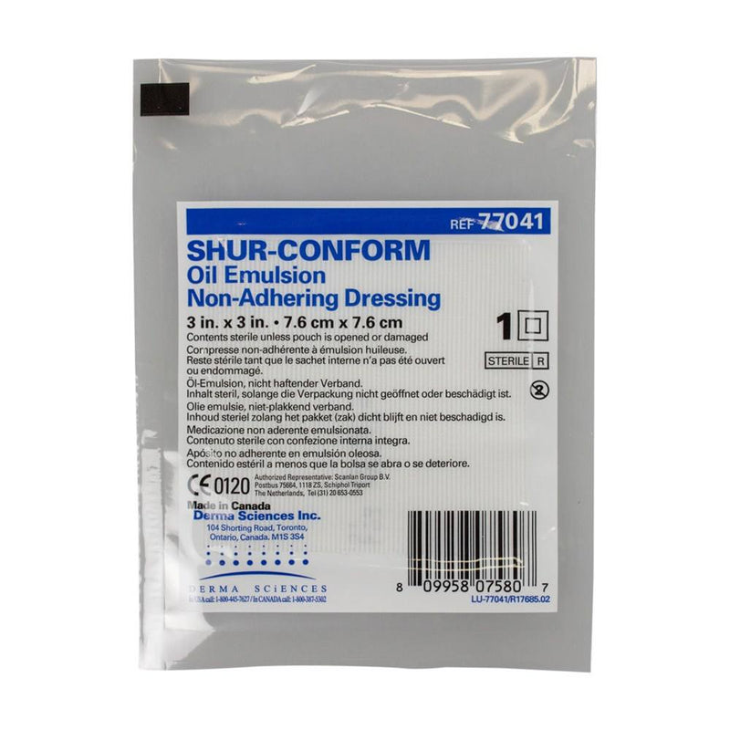 Shur-Conform Oil Emulsion Dressing 3In x 3In 24ct
