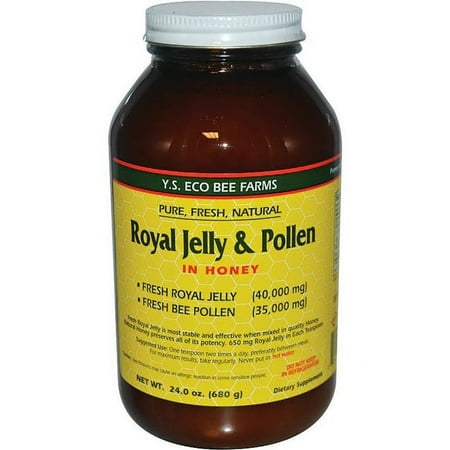 Y.S. Eco Bee Farms Royal Jelly & Pollen Honey 24oz