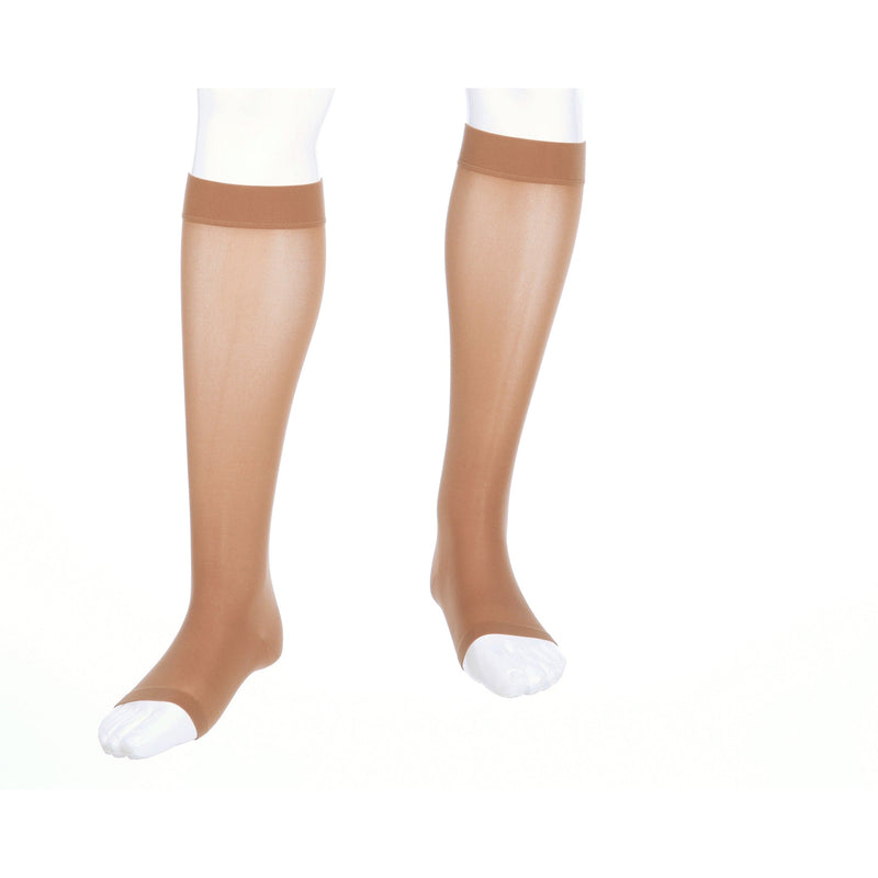 Medi Assure Calf Extra Wide 20-30mmHg Open Toe Beige