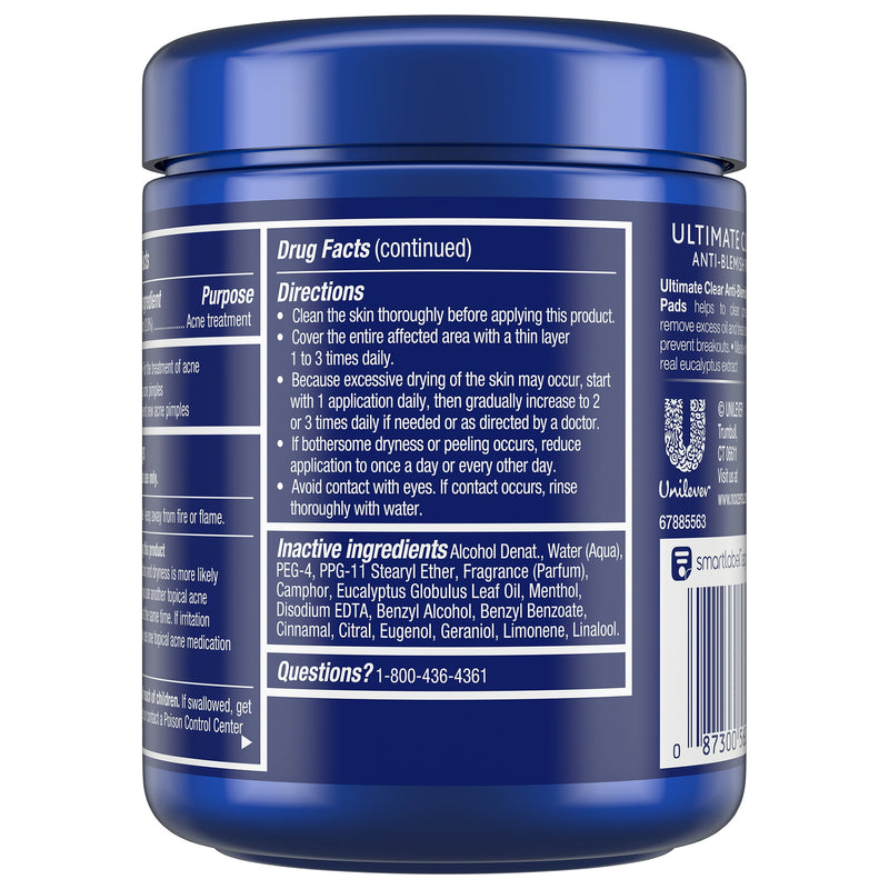 Noxzema Triple Ultimate Clear Anti-Blemish Pads 90ct