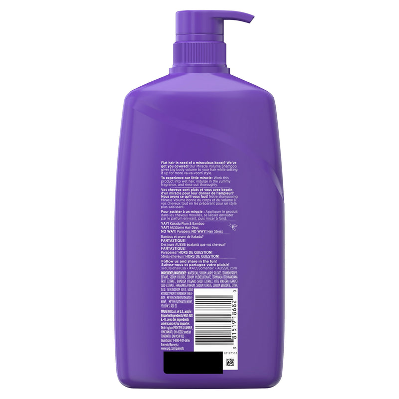 Aussie Miracle Volume Shampoo 26.2 Oz