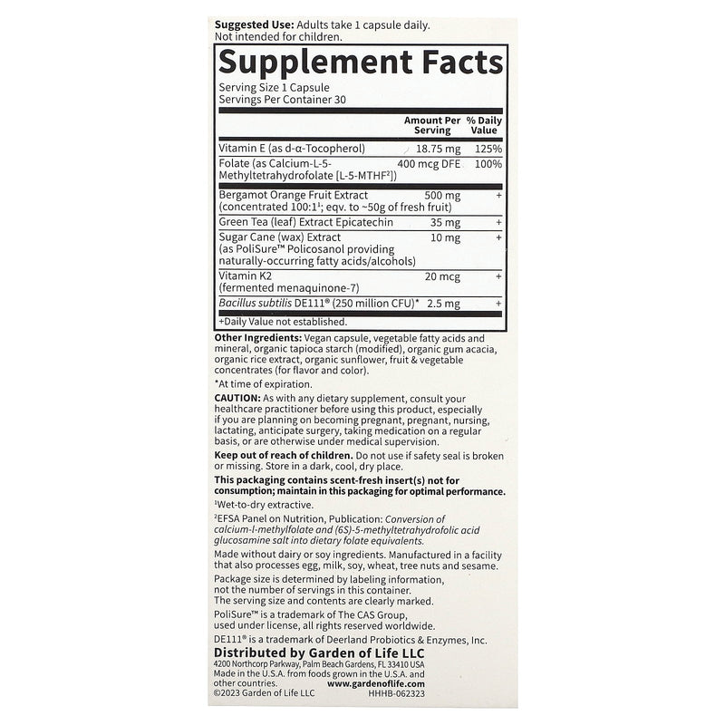 Garden Of Life Heart Health Capsules 30ct