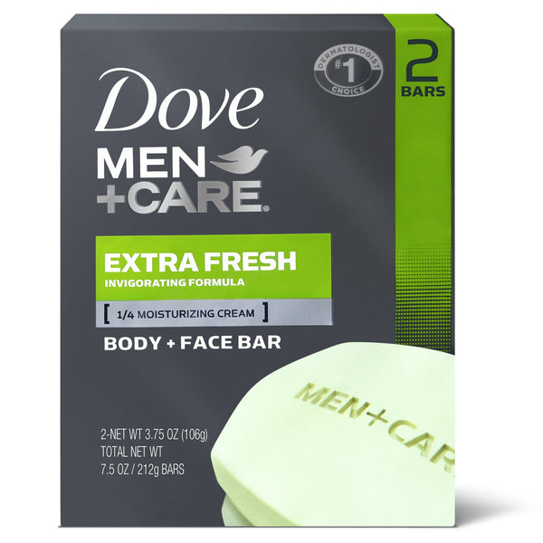 Dove Men+Care Xtra Fresh Soap 3.75oz Bars 2ct