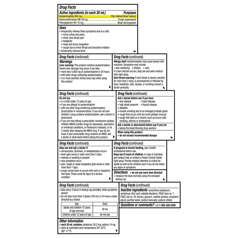 Theraflu ExpressMax  Severe Cold Day Berry Syrup 8.3oz
