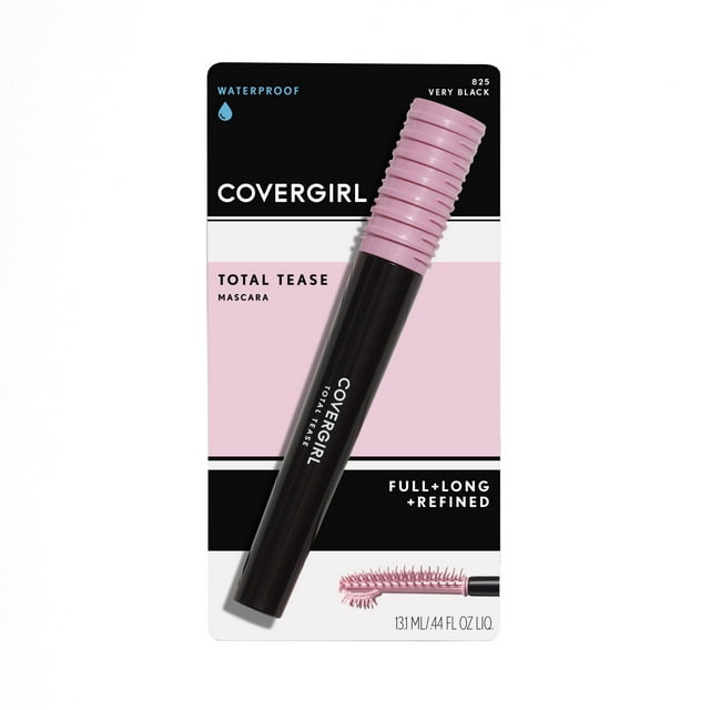 Covergirl Total Tease Mascara Waterproof Very Black