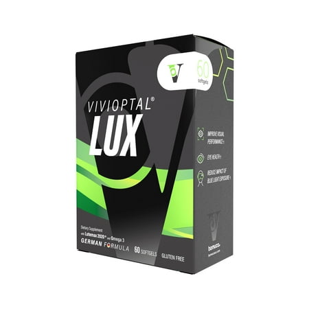 Vivioptal Lux Omega 3 Zinc and Vitamin C & E Multivitamin & Multimineral 60 Softgels