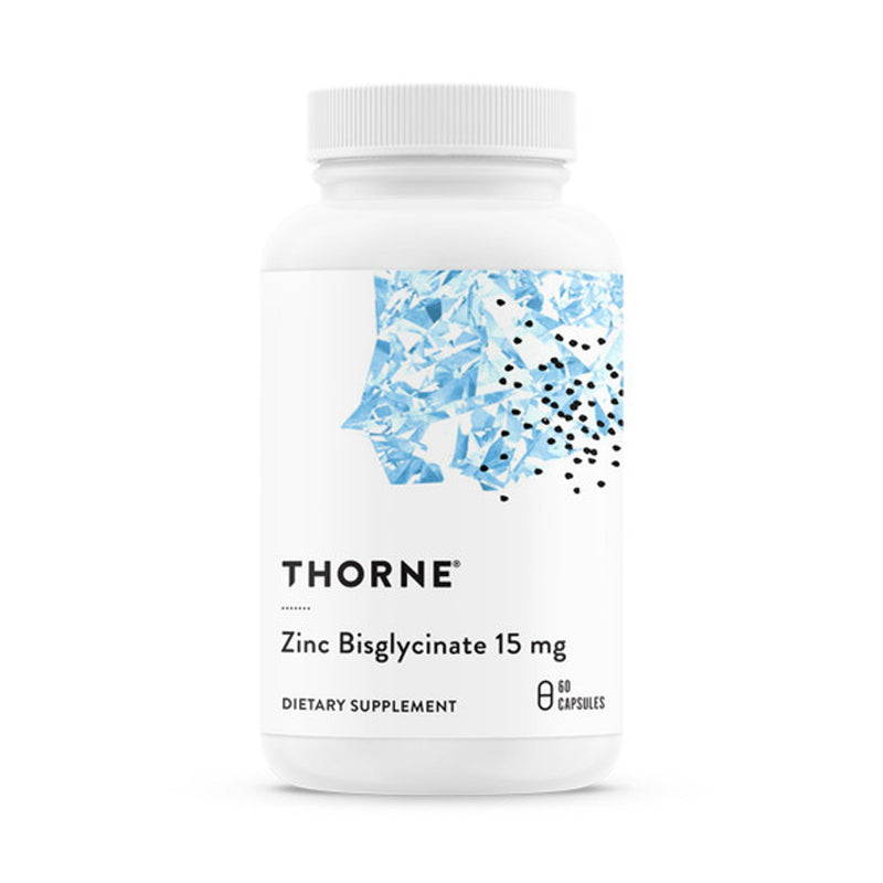 Thorne Zinc Bisglycinate 15 mg 60 Capsules