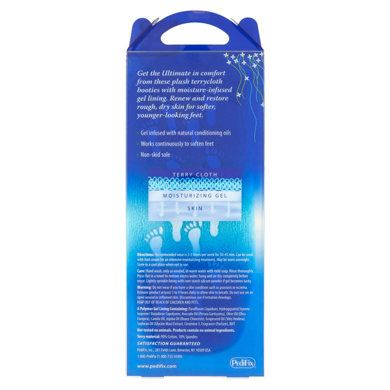 Pedifix Moisturizing Gel-Lined Booties P802