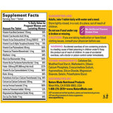 Naturaleza fabricada en tabletas de ácido fólico prenatal 90ct