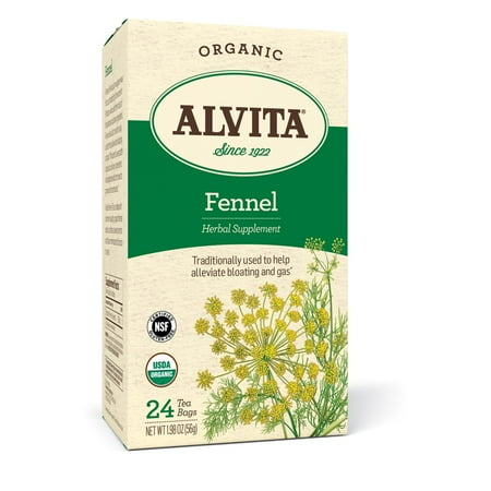 Alvita Organic Fennel Tea Bags 24ct