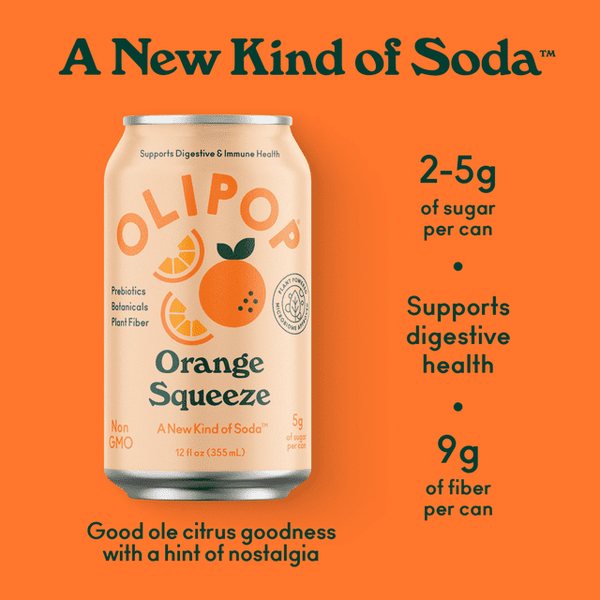 Olipop Orange Squeeze 12Oz