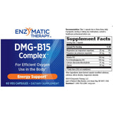 Nature's Way Enzymatic Therapy Dmg per Serving Size,-B15 Complex Vegetarian Capsules 60ct