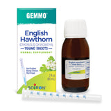 Boiron Gemmo English Hawthorn Young Shoots Herbal Supplement Liquid, 2 fl oz