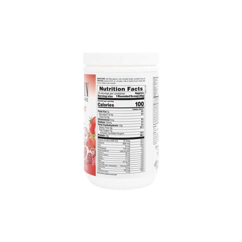 Nature's Plus Frutein Exotic Red Plant Based Protein Shake 1.35lb