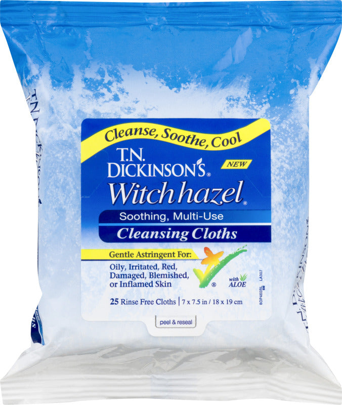 Dickinson's Witch Hazel Cleansing Cloths 25ct