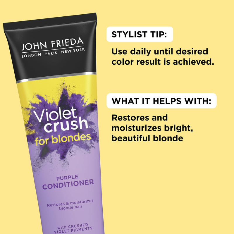 John Frieda Violet Crush For Blondes Conditioner 8.3oz