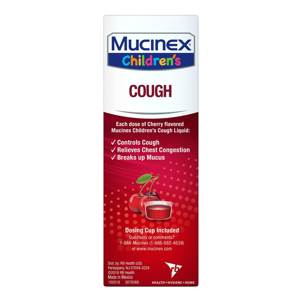 Mucinex Children Cough Suppressant & Expectorant Cherry 4oz