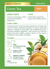 Traditional Medicinals Green Tea With Ginger 16 Tea Bags