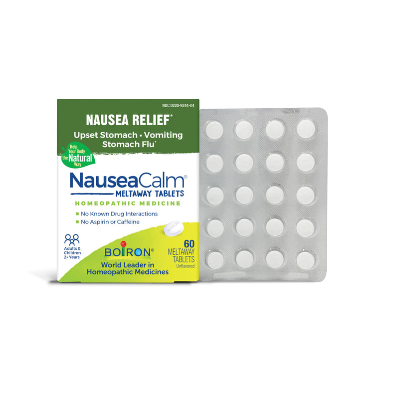 Boiron Nauseacalm Meltaway tabletas 60ct