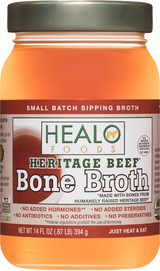 Heroo Heritage Beef Bone Broth 14oz