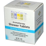 Aura Cacia Aromatherapy Shower Tablets Reviving Peppermint 3 ea