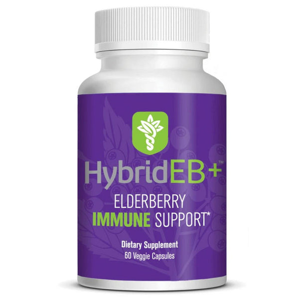 Híbrido EB + Elderberry Immune Support Caspules de vegetales 60ct