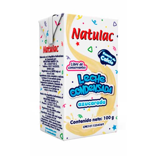 Natulac Leche condensada 3.5oz