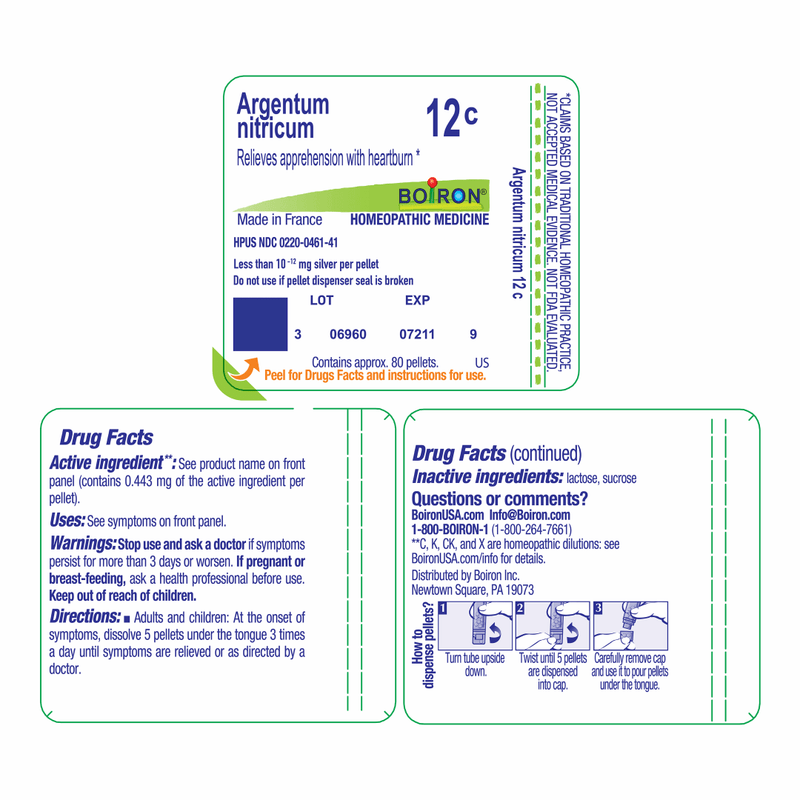 Boiron Argentum nitricum 12c MD 80 gránulos