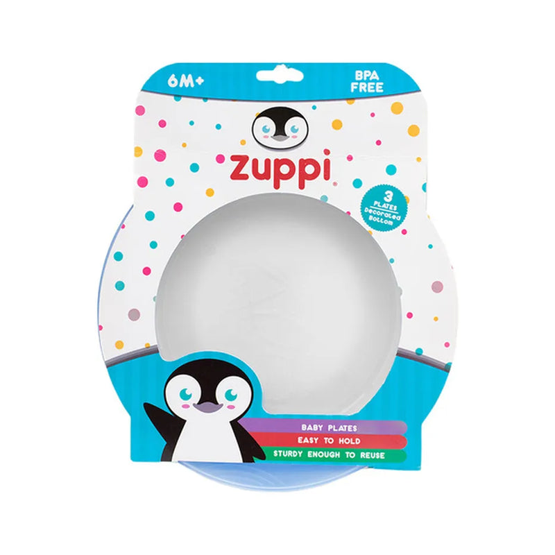 Zuppi 3 Plates Decorated 6M+