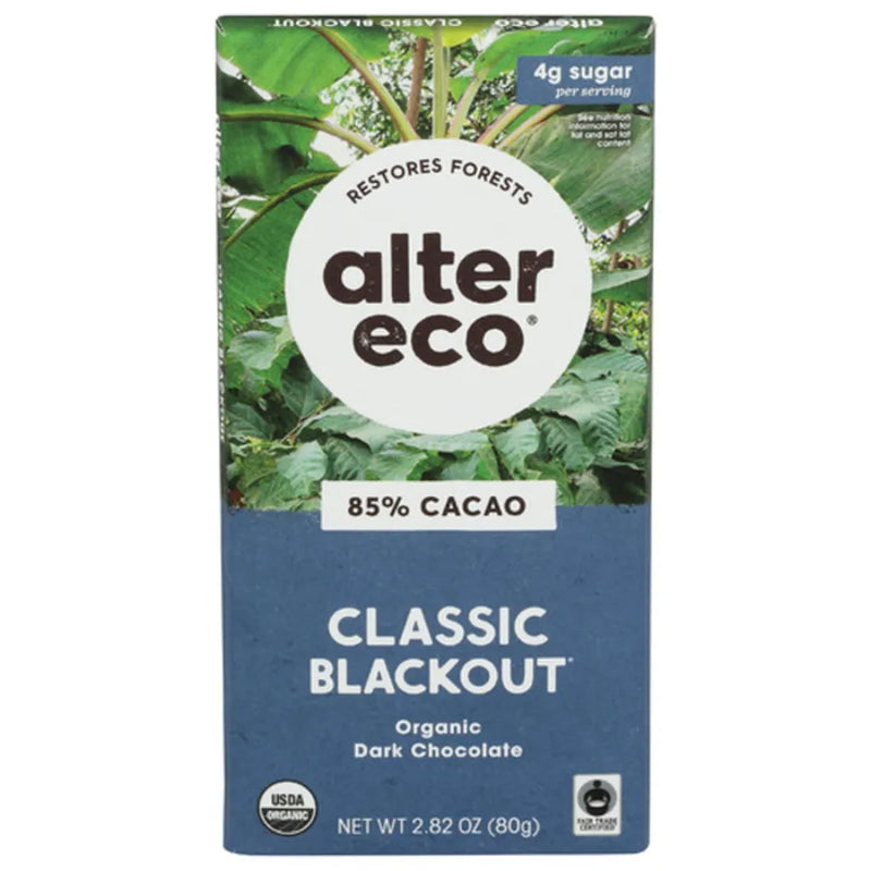 Alter Dark Super Blackout Dark Chocolate Bar 3.5oz