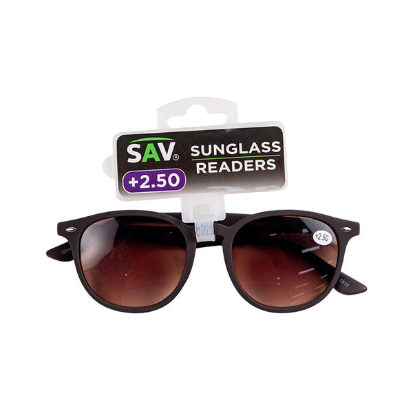 Sav Classic Brown Reader Ssr05 +2.50