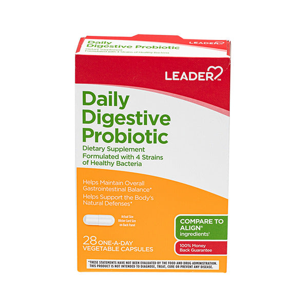 Leader Daily Digestive Probiotic 28 Capsules