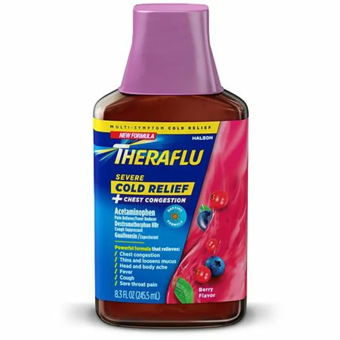 Theraflu Severe Cold Relief Chest Congestion 8.3oz
