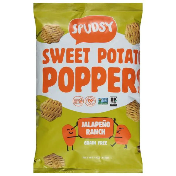 Spudsy Sweet Potato Poppers Jalapeno Ranch 4Oz