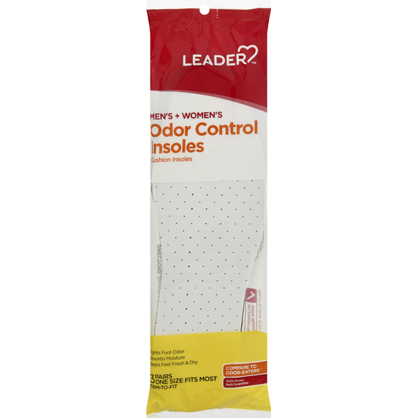 Leader Insole Odor Control Men & Women