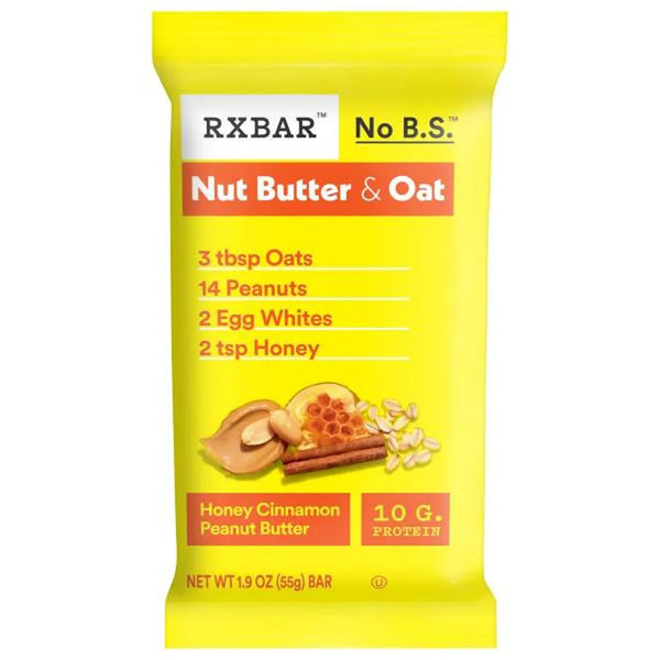 Barra de proteína Rxbar miel Cinnamon Mantequilla de maní 1.9 oz