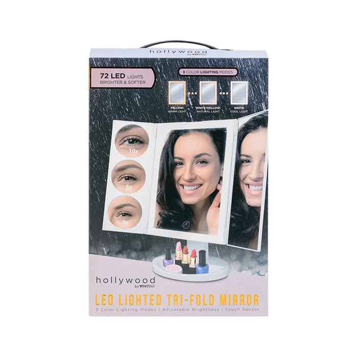 Vivitar Hollywood Led Light Vanity Mirror White