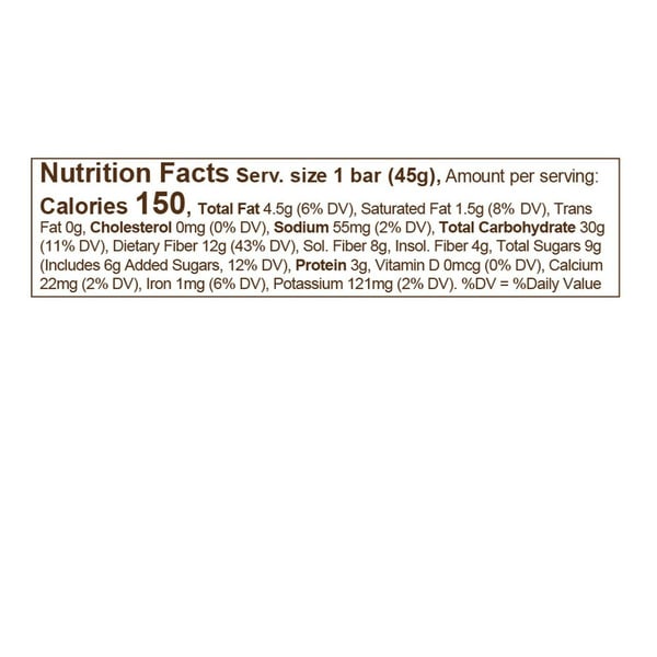 Ugo Fiber D Lish Chocolate Brownie Bar 1.6oz