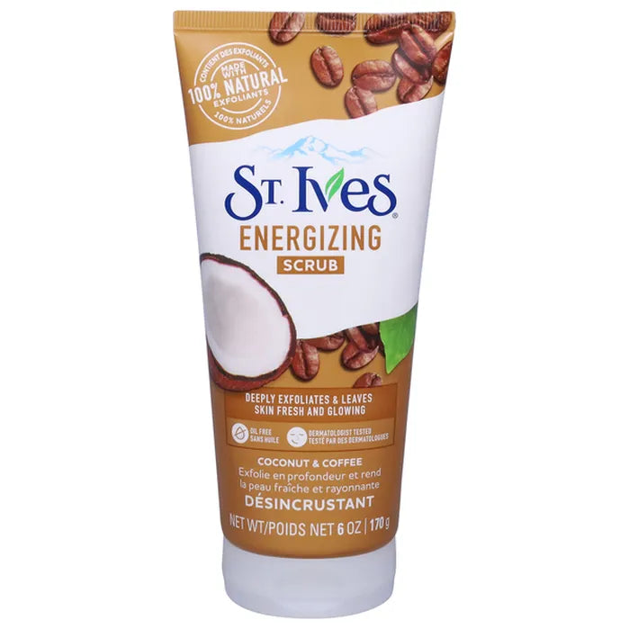 St. Ives Energizing Coconut Coffee Scrub 6oz