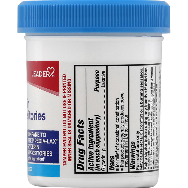 Leader Children's Glycerin Suppositories 25ct