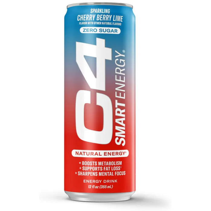 Smartenergy C4 Sparkling Energy Energy Drink Berry Cherry 12oz