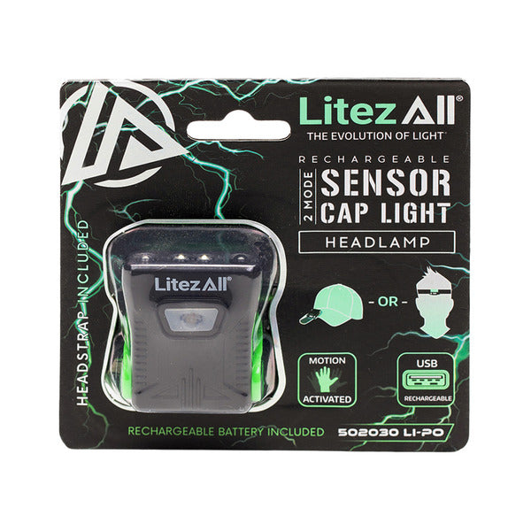 Litezall Sensor Cap Light Headlamp