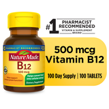 Nature Made Vitamin B12 500 mcg 100 Tablets