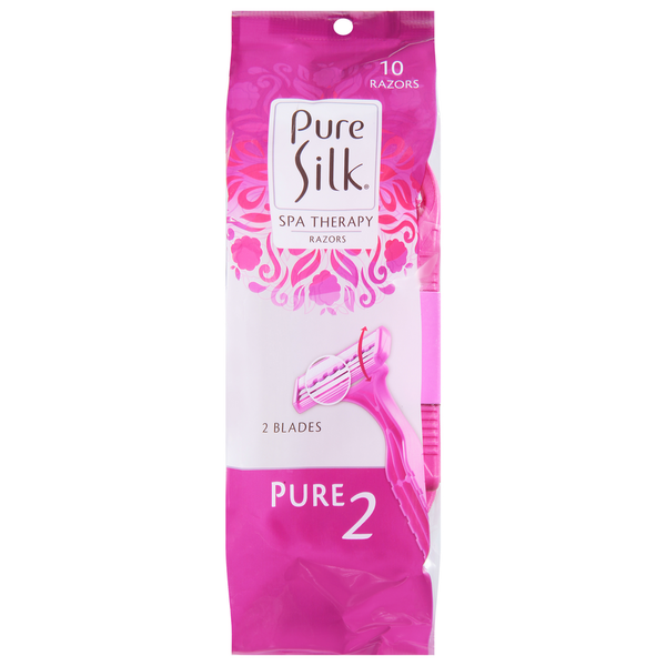 Pure Silk 2 Premium Blades Razor 10ct