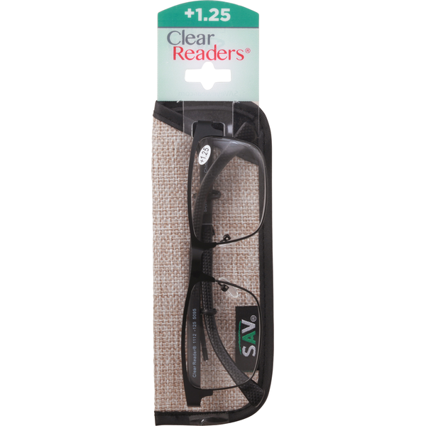 Sav Clear Readers Metal +1.25 1112
