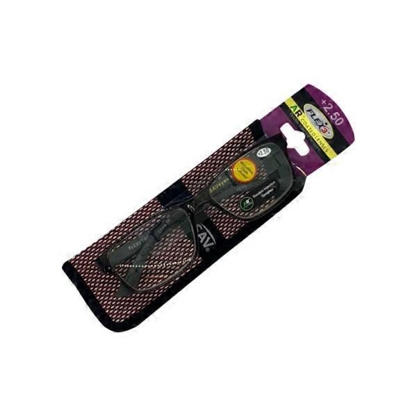 Sav Flex 3 Trans Frame Reading Glasses 5042 +2.50