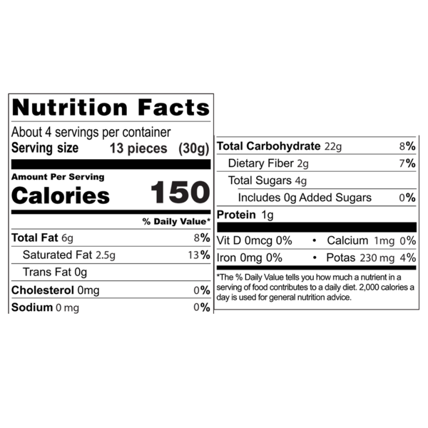 Artisan Tropic Sweet Plantain Strips 4.5oz