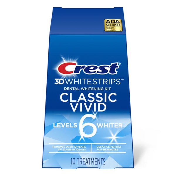 Crest 3D Whitestrips Classic Vivid 20 tiras