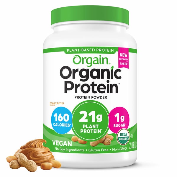 Orgain Organic Protein Powder Peanut Butter 2Lb